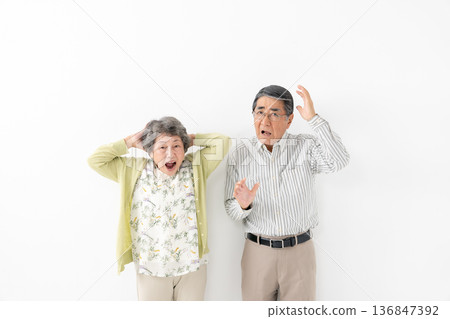 Amazing senior couple Amazing senior couple 136847392