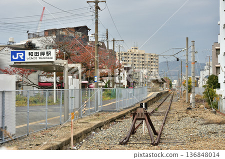 Wadamisaki Station, the terminus of the JR Wadamisaki Line 136848014