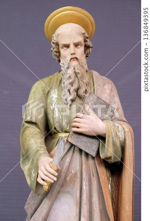 Saint Bartholomew the Apostle, church of Saint Matthew in Stitar, Croatia Saint Bartholomew the Apostle, church of Saint Matthew in Stitar, Croatia 136849395
