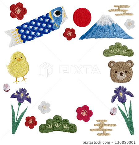 【兒童節/五一節套裝】手工刺繡插畫材料 【兒童節/五一節套裝】手工刺繡插畫材料 136850001