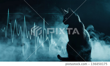 黑貓與霧中波浪 136850175