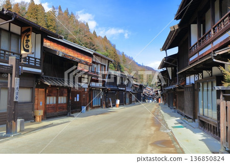 【長野縣】晴天的奈良井宿街道 【長野縣】晴天的奈良井宿街道 136850824
