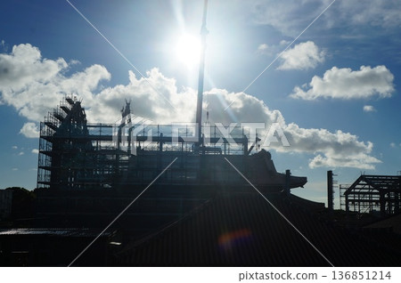 Shuri Castle reconstruction 2020 136851214