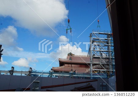 Shuri Castle reconstruction 2020 136851220