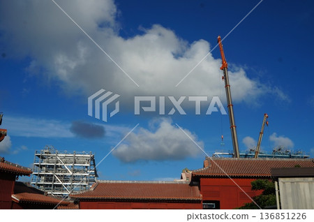 Shuri Castle reconstruction 2020 136851226