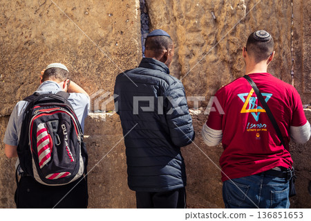 Jerusalem, Israel - February 18, 2026 General view of the Western Wall plaza in Jerusalem Jerusalem, Israel - February 18, 2026 General view of the Western Wall plaza in Jerusalem 136851653