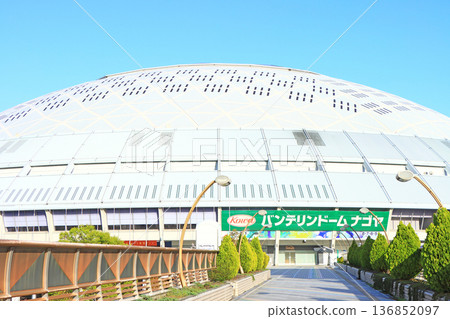 愛知縣名古屋市名古屋巨蛋的風景 愛知縣名古屋市名古屋巨蛋的風景 136852097
