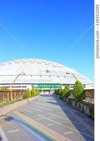 愛知縣名古屋市名古屋巨蛋的風景 愛知縣名古屋市名古屋巨蛋的風景 136852099