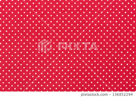 Red polka dots pattern. High quality texture in extremely high resolution. 136852294