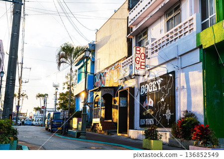 Back alley scenery in Kin Town, Okinawa Prefecture Back alley scenery in Kin Town, Okinawa Prefecture 136852549
