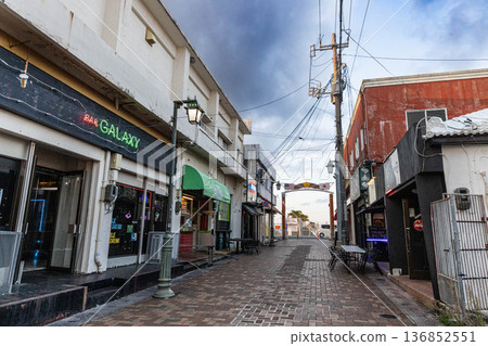 Back alley scenery in Kin Town, Okinawa Prefecture Back alley scenery in Kin Town, Okinawa Prefecture 136852551