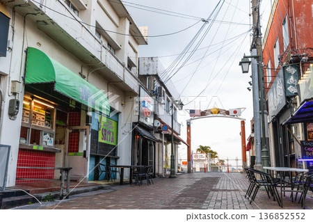 Back alley scenery in Kin Town, Okinawa Prefecture Back alley scenery in Kin Town, Okinawa Prefecture 136852552