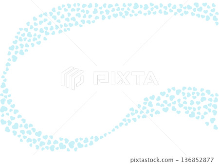 心形圖案背景淺藍色單色心 心形圖案背景淺藍色單色心 136852877