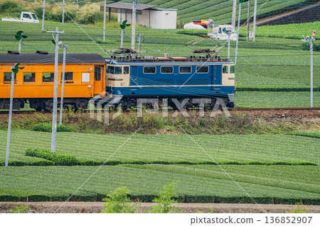 Scenery around Nukuri Station on the Oigawa Railway in Shimada City (Shizuoka Prefecture) Scenery around Nukuri Station on the Oigawa Railway in Shimada City (Shizuoka Prefecture) 136852907