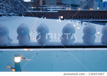 厚厚的積雪將關水公園美麗的雪景重新描繪了一遍。 厚厚的積雪將關水公園美麗的雪景重新描繪了一遍。 136853067