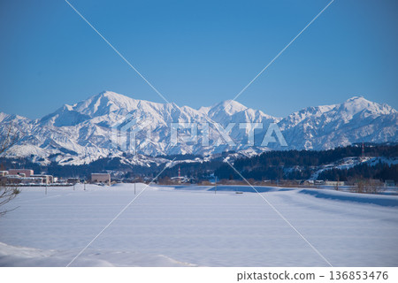Echigo Miyama in winter 136853476