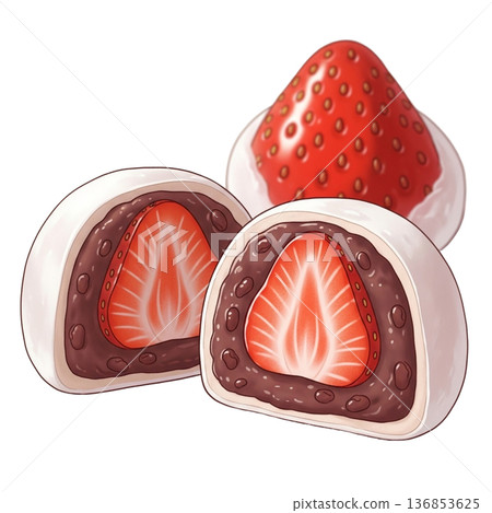 A Japanese delicacy wrapped in red apples A Japanese delicacy wrapped in red apples 136853625