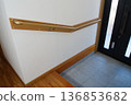 Handrails for caregivers at the entrance 136853682