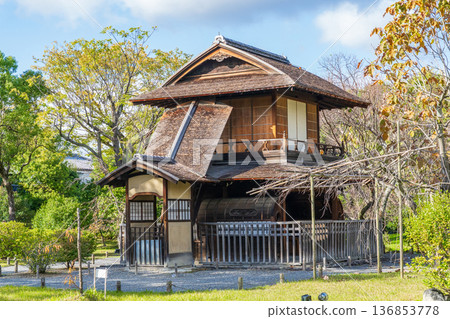 Kyoto City Higashi Honganji Temple, Shosei-en Garden, Hokakaku 136853778