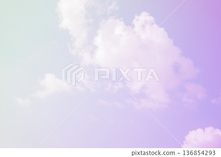 Beautiful clouds and blue sky with pastel color Beautiful clouds and blue sky with pastel color 136854293