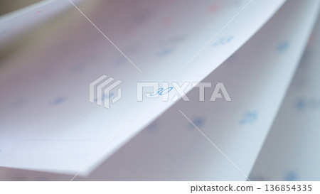 Abstract blur calendar page flipping sheet close up background business schedule planning appointment meeting concept Abstract blur calendar page flipping sheet close up background business schedule planning appointment meeting concept 136854335