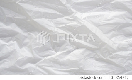 White plastic bag texture background White plastic bag texture background 136854762