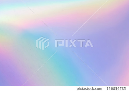 Holographic rainbow foil iridescent texture abstract hologram background Holographic rainbow foil iridescent texture abstract hologram background 136854785