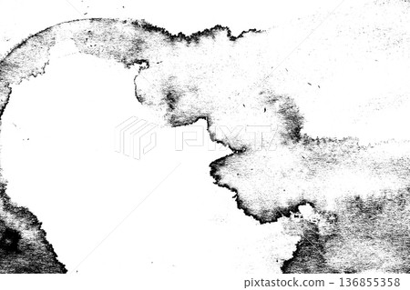 Abstract grunge black and white distressed texture background 136855358