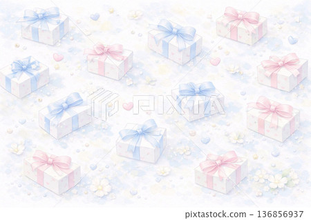 White Day Series: Gift Patterns Scattered in Nature White Day Series: Gift Patterns Scattered in Nature 136856937