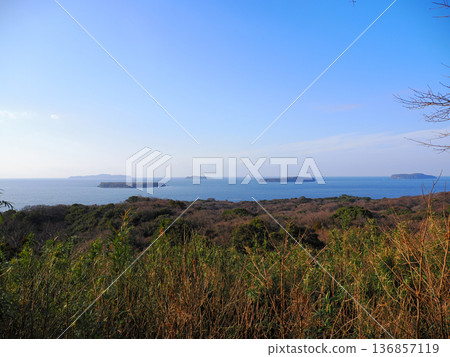 漂浮在海中的萩六人村 136857119