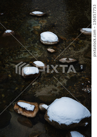 融水河和白雪覆蓋的石頭 [阿楐野] 136857753