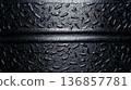 Black metal texture 136857781