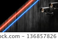 CCTV and neon lines 136857826