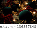 Christmas tree close up 136857848