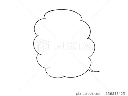 Speech bubble 136858425