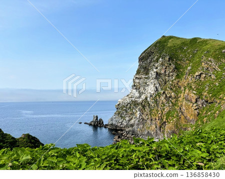 Rishiri Island cliffs Rishiri Island cliffs 136858430