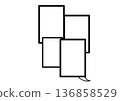Box speech bubble 136858529