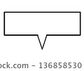 Big box speech bubble 136858530