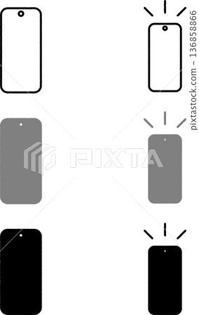 Smartphone icon 02 Smartphone icon 02 136858866