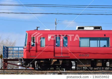 Nagoya Railroad. Meitetsu Bisai Line, Yamazaki Station Nagoya Railroad. Meitetsu Bisai Line, Yamazaki Station 136859402
