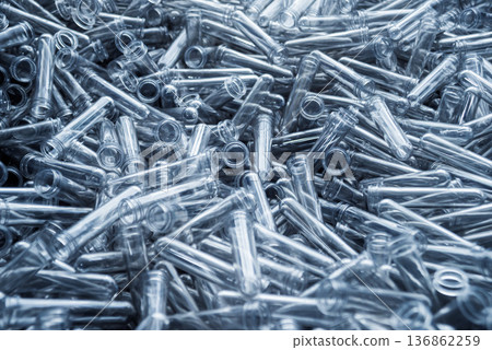 PET preforms for blowing of plastic bottles. High technology 136862259