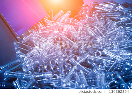 PET preforms for blowing of plastic bottles. High technology 136862264