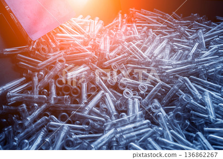 PET preforms for blowing of plastic bottles. High technology PET preforms for blowing of plastic bottles. High technology 136862267