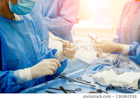 Surgery to remove the breast and replace it with an implant. Surgery to remove the breast and replace it with an implant. 136862916