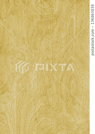 Yellow color painted wooden texture with vertical natural grain pattern, wallpaper, background 136863838