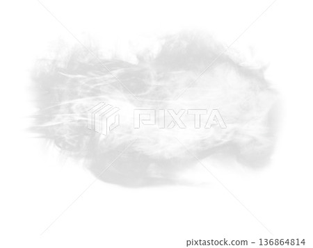 Abstract cloud of fog and smoke texture overlay effect 136864814