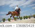 Turkish horseman  ethnic clothes examples 136865419
