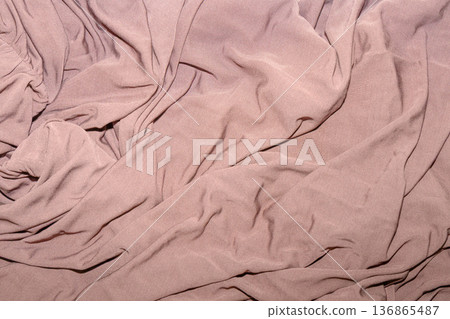 Elegant blush fabric texture with soft drapery Elegant blush fabric texture with soft drapery 136865487