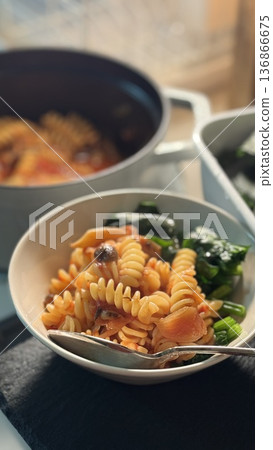 Delicious tomato penne Delicious tomato penne 136866675