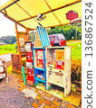 Retro landscape 136867524